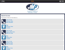 Tablet Screenshot of jmp-rehab.com
